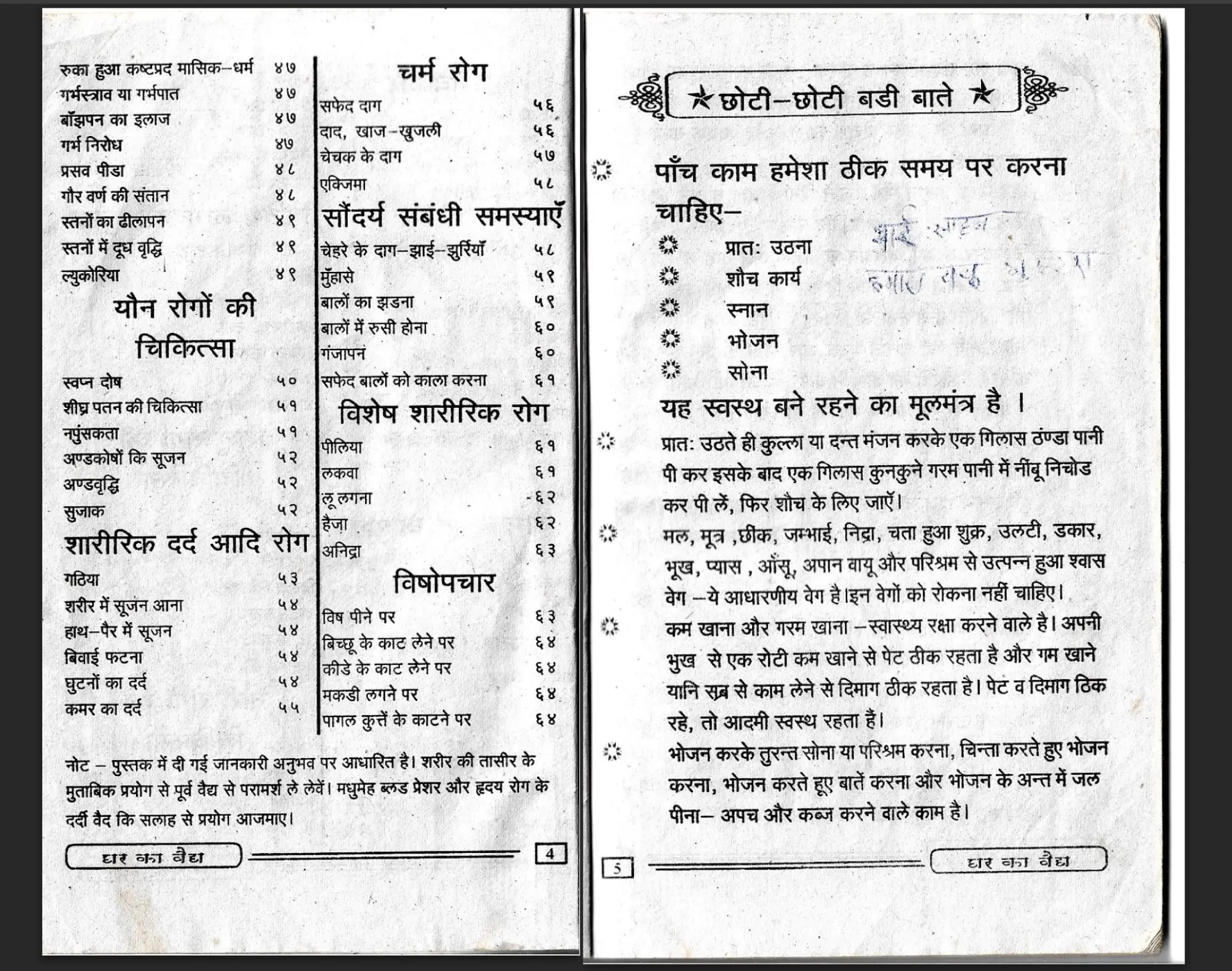 ई-बुक के पन्ने — चर्म रोग, सौंदर्य समस्याएँ और छोटी-छोटी बड़ी बातें